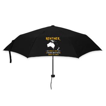 Rentner Rente Rentenbeginn Australien - Regenschirm (klein) - Schwarz - Vorne