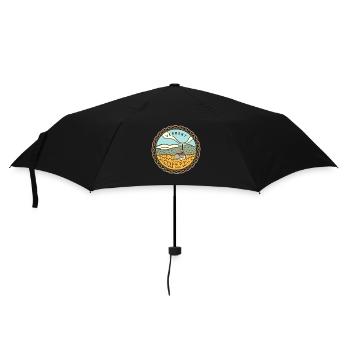 Vermont, United States - Umbrella (small) - black - Front