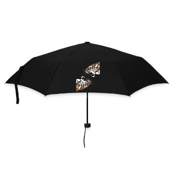 Big Cat King Tiger Wildcat Siberian Tiger - Umbrella (small) - black - Front