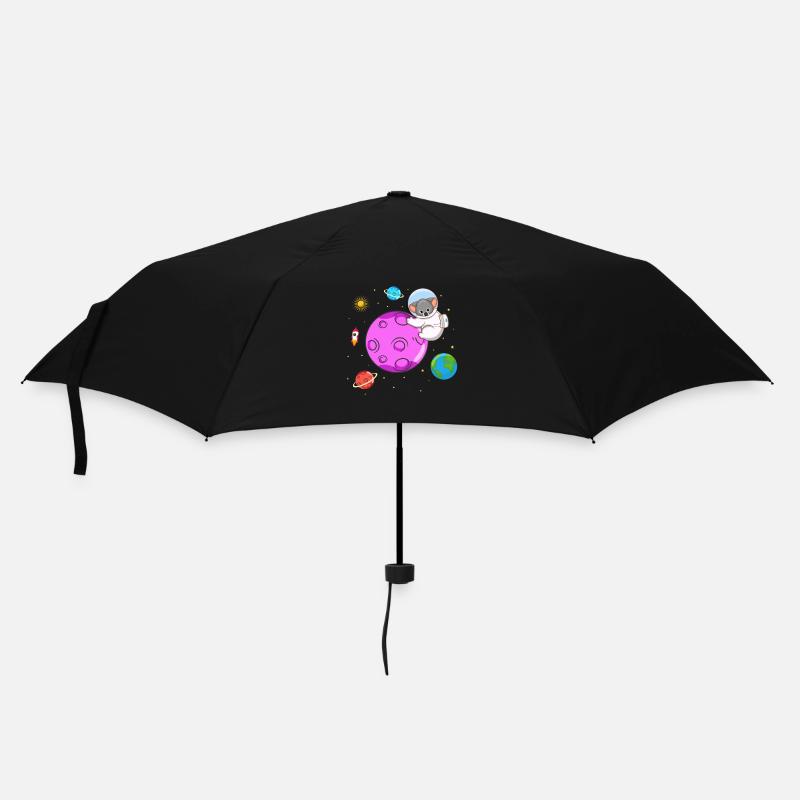 Koala-Liebhaber Koala-Flüsterer Pflanzenfresser - Regenschirm (klein) - Schwarz