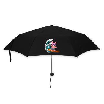 Amoureux des chiens Propriétaires de chiens Surfeurs - Parapluie standard - noir - Devant