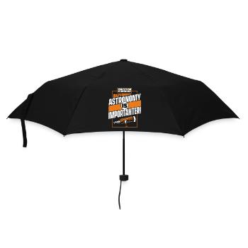 L’éducation est importante, mais l’astronomie l’est - Parapluie standard - noir - Devant