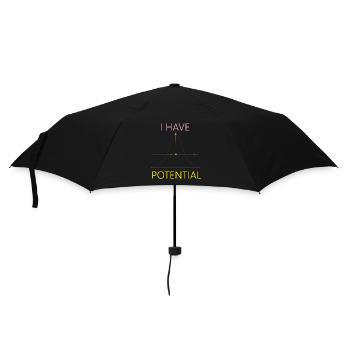 Futur physicien Science Nerd I - Parapluie standard - noir - Devant