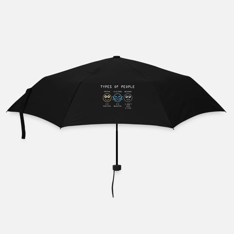 Elektron Neutron Physicien - Parapluie standard - noir