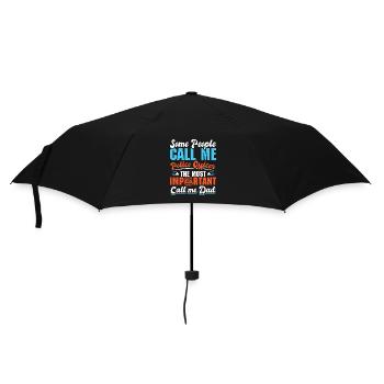Polizei Polizist Polizeibeamte - Regenschirm (klein) - Schwarz - Vorne