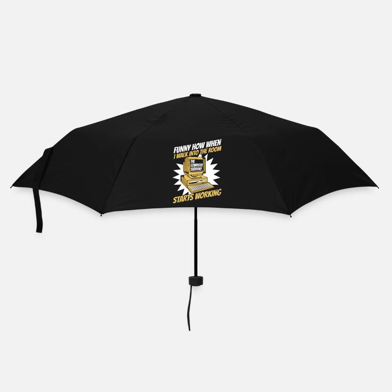 L’ordinateur commence soudainement à fonctionner admin - Parapluie standard - noir