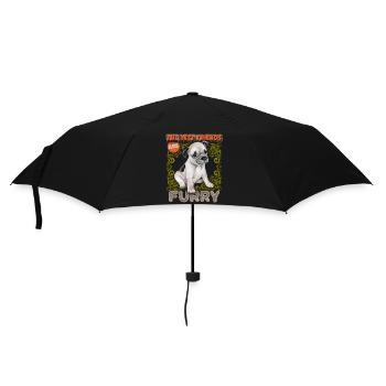French Bulldog Puppy French Bulldog Saying - Umbrella (small) - black - Front