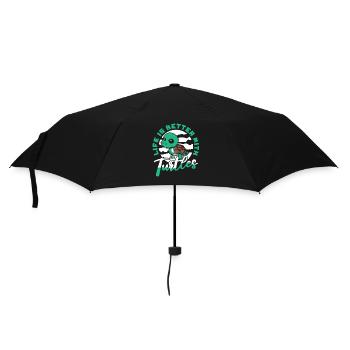 Life Is Better With Turtles Tortoise - Umbrella (small) - black - Front