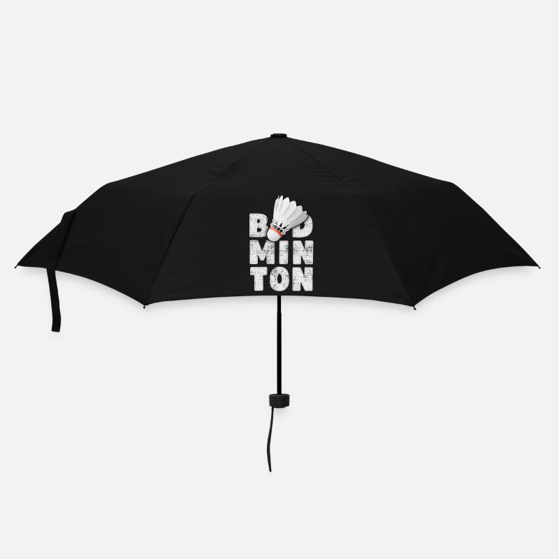 Federball, Federballspiel, Badminton Game, Spruch - Regenschirm (klein) - Schwarz