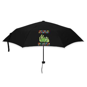 Schildkröte Kita Kindergarten 2023 - Regenschirm (klein) - Schwarz - Vorne