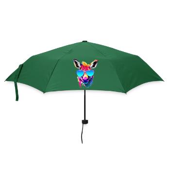 Animal cool - Regenschirm (klein) - Flaschengrün - Vorne