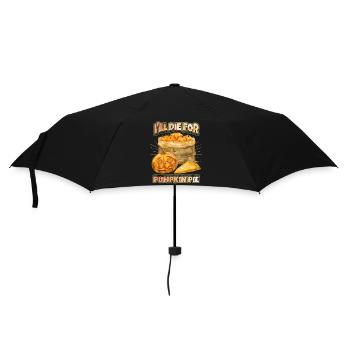 Pumpkin Saying, Pumpkin Pie, Halloween Pumpkins - Umbrella (small) - black - Front