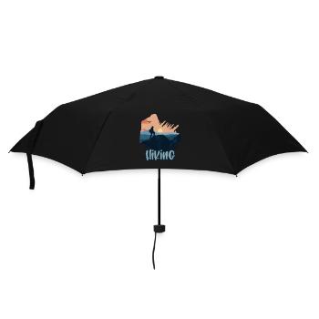 Nature Hiking Trekking Mountain Hiking Hiking - Umbrella (small) - black - Front