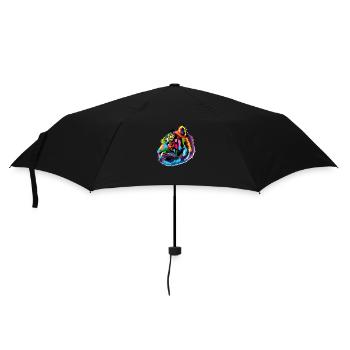 Wild Cat Big Cat King Tiger Siberian Tiger - Umbrella (small) - black - Front