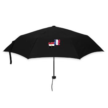 Ägypten Frankreich Flagge Französisch Ägypter - Regenschirm (klein) - Schwarz - Vorne
