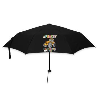 Traktor Peace Kindergarten 2023 - Regenschirm (klein) - Schwarz - Vorne