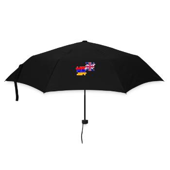 Arménie Drapeau du Royaume-Uni Arménien britannique - Parapluie standard - noir - Devant