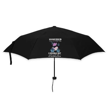 Meerjungfrau Kita Kindergarten 2023 - Regenschirm (klein) - Schwarz - Vorne