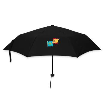 Kazakhstan Spain Flag Spanish Kazakh - Umbrella (small) - black - Front