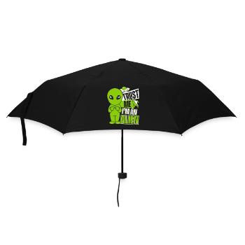 Croyez-moi, je suis une conspiration extraterrestre d’ovnis - Parapluie standard - noir - Devant