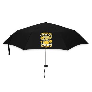 Une fille qui aime sa limonade stand Limonade - Parapluie standard - noir - Devant