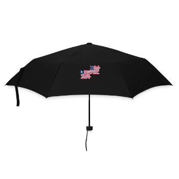 Liberia USA Flag American Liberians - Umbrella (small) - black - Front