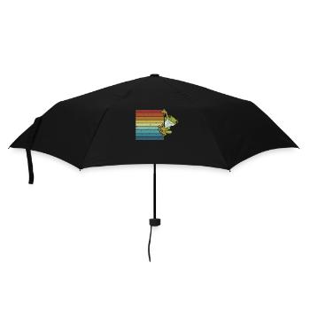 Rétro Agalychnis Callidryas Pet Lover Yeux rouges - Parapluie standard - noir - Devant