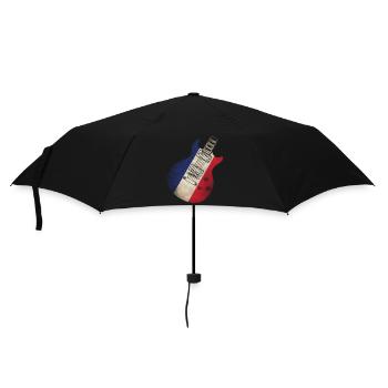 France Flag Guitare - Parapluie standard - noir - Devant