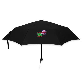 Mauretanien UK Vintage Flagge Mauretanier - Regenschirm (klein) - Schwarz - Vorne