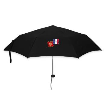 Montenegro France Vintage Flag Montenegrins - Umbrella (small) - black - Front