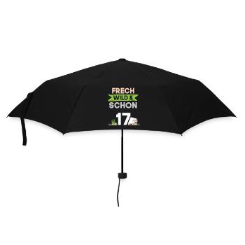 17 Jahre Geburtstag Schaf - Regenschirm (klein) - Schwarz - Vorne