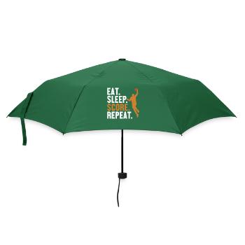 Manger Score de sommeil Répéter Basketballer Basketballfan - Parapluie standard - vert bouteille - Devant