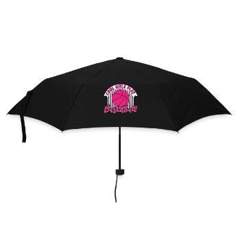 Les filles cool jouent au basket-ball Basketball Hoop - Parapluie standard - noir - Devant