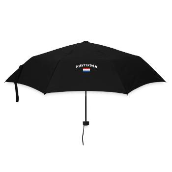 Amsterdam Netherlands Dutch flag - Umbrella (small) - black - Front