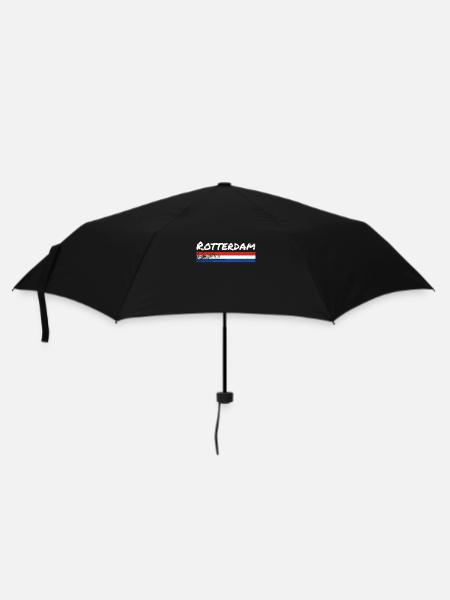 Rotterdam, Netherlands, Dutch flag - Umbrella (small) - black