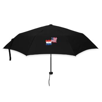 Pays-Bas Drapeau des États-Unis Néerlandais américain - Parapluie standard - noir - Devant