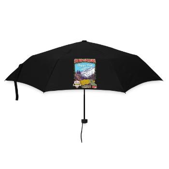 Nevada Poster, Phipps Peak, Retro California Style - Umbrella (small) - black - Front