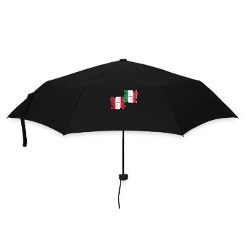 Pérou Italie Drapeau Italiens Péruviens - Parapluie standard - noir - Devant
