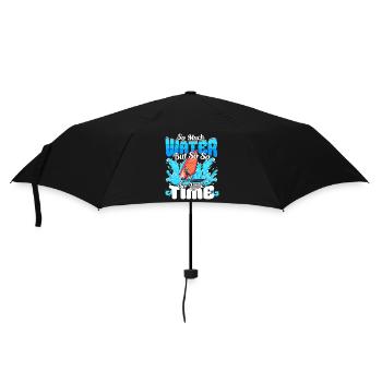So much water but so little Time - Windsurfer - Umbrella (small) - black - Front