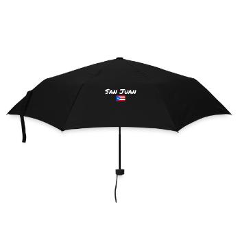 San Juan Puerto Rico Puerto Rican Flag - Umbrella (small) - black - Front