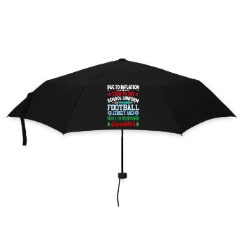 Aufgrund Der Inflation Ist Dies Meine Schuluniform - Regenschirm (klein) - Schwarz - Vorne