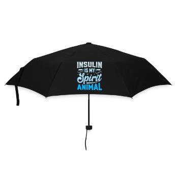 Insulin Is My Spirit Animal - Diabetes - Umbrella (small) - black - Front