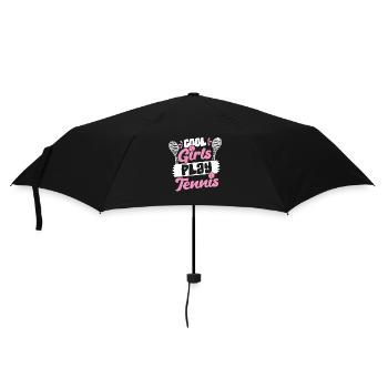 Cool Girls Play Tennis Tennis Player - Umbrella (small) - black - Front