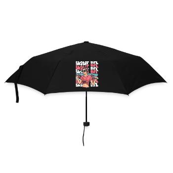 Skater Girl Skaterboy Skatepark Skatergirl Skater - Umbrella (small) - black - Front
