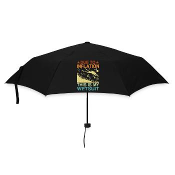 Due To Inflation - This Is My Wetsuit - Umbrella (small) - black - Front