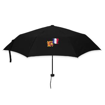 Sri Lanka France Flag French Sri Lankans - Umbrella (small) - black - Front