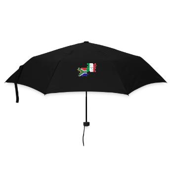 South Africa Italy Vintage Flag South African - Umbrella (small) - black - Front