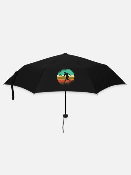 Rétro Paddleball Padel Padel Tennis Padel - Parapluie standard - noir