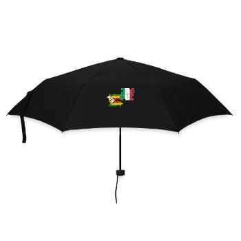 Zimbabwe Italie Vintage drapeau zimbabwéen - Parapluie standard - noir - Devant