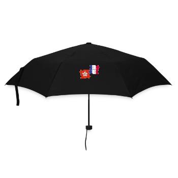Hong Kong France Drapeau Français Hong Kong - Parapluie standard - noir - Devant